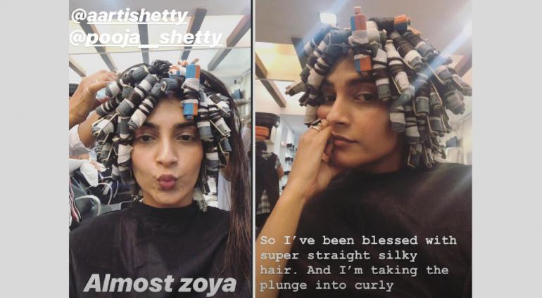 In Pictures Sonam Kapoor Hides Her Hair Transformation For Next