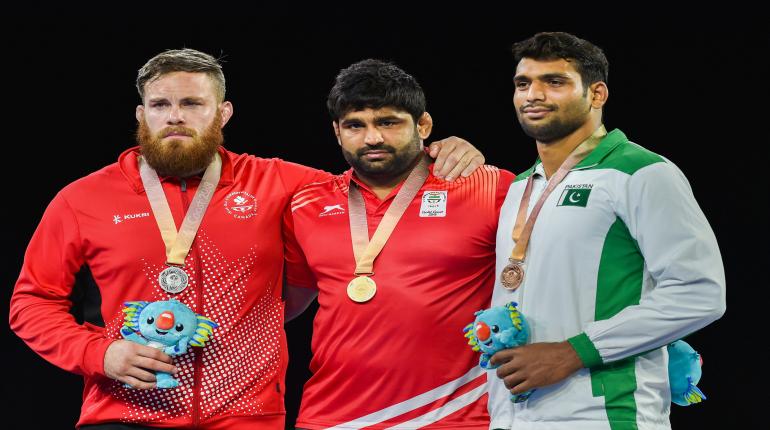 Cwg 2018 Wrestler Sumit Malik Wins Gold In 125kg Category Sports News